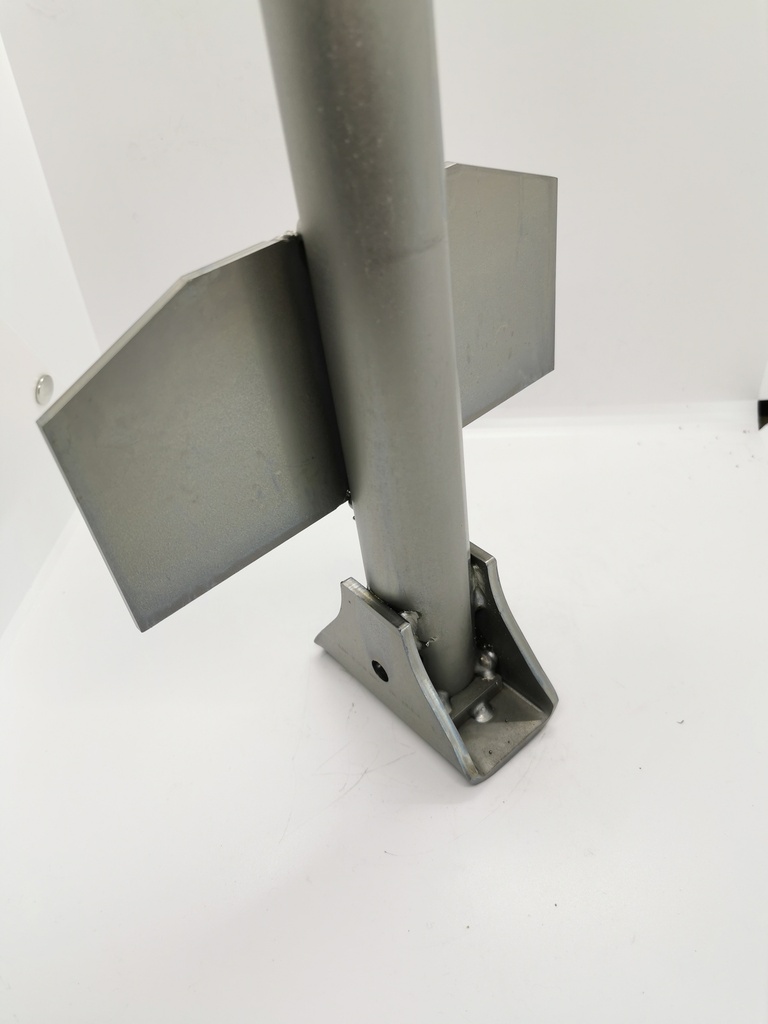 Ground anchor for 40 mm mounting shoe, mat. steel galvanised