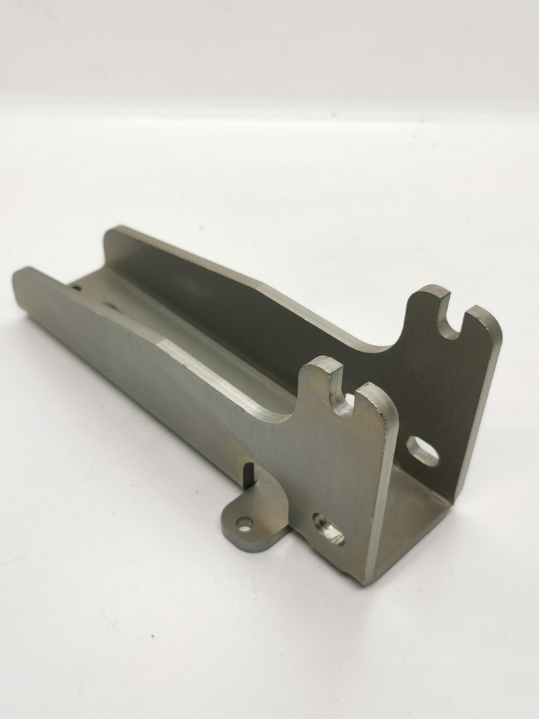 Mounting shoe horizontal for 40s posts, 190mm cantilever, for dowelling, mat. steel galvanized
