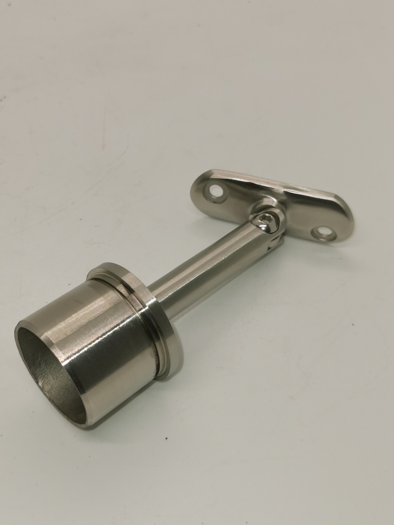 Ø 42.4x 2.0mm Handrail support Ø 42.4 tube on top, stainless steel AISI 304