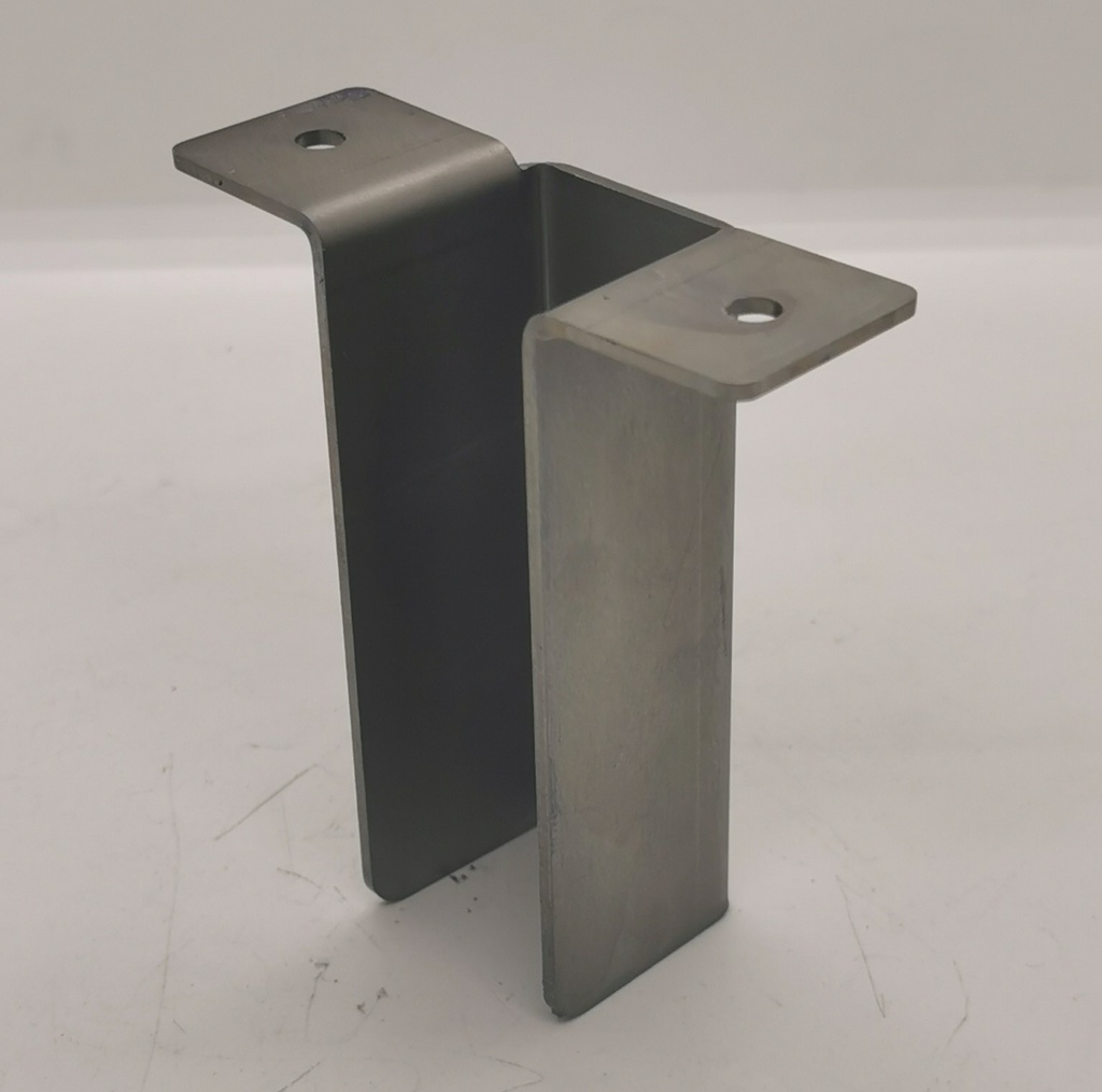 Handrail support narrow for 40s posts, mat. steel galvanized