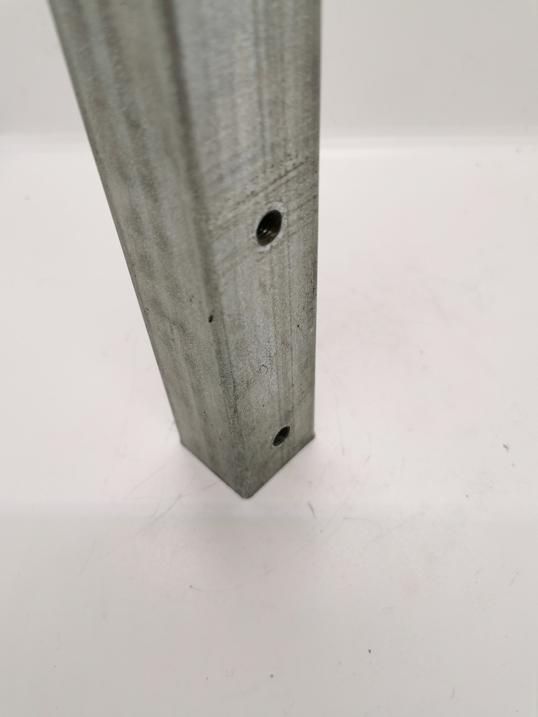 Post 40x40, L=840mm, mat. steel galvanized