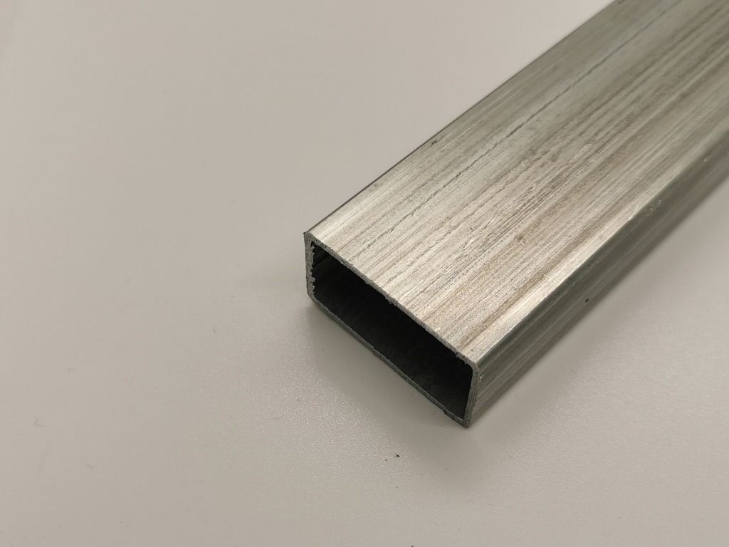 Tubo sagomato S235JR, 40x20x1,5mm, zincato