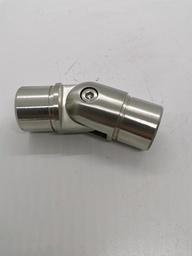 [HLI42,4-VB-BW] Corner connector movable for stainless steel handrail Ø42,4x2mm, Mat. Stainless steel AISI 304